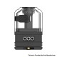 Authentic Thunder Cloud X El Mono Vapeador Requiem Boro RBA Tank - Matte Black, 6ml, Air Pin 1.0, 2.0, 3.0,4.0mm