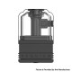 Authentic Thunder Cloud X El Mono Vapeador Requiem Boro RBA Tank - Matte Black, 6ml, Air Pin 1.0, 2.0, 3.0,4.0mm