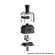 Authentic Thunder Cloud X El Mono Vapeador Requiem Boro RBA Tank - Matte Black, 6ml, Air Pin 1.0, 2.0, 3.0,4.0mm