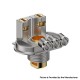 Authentic Thunder Cloud X El Mono Vapeador Requiem Boro RBA Tank - Matte Black, 6ml, Air Pin 1.0, 2.0, 3.0,4.0mm