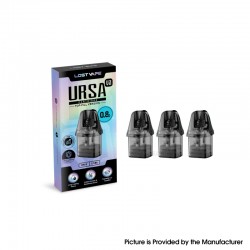 [Ships from Bonded Warehouse] Authentic Lost Vape Ursa V3 Pod Cartridge for Ursa Nano / Epoch Pod System Kit - 0.8ohm (3 PCS)