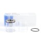 SXK NOLA Style RTA Replacement Extension Extender Tank Tube Kit - Transparent + Silver, 5.0ml