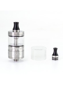 SXK NOLA Style RTA Rebuildable Atomizer - Silver, 3.2ml, Air Pin 0.8, 1.2, 1.5, 1.8, 2.0, 2.5, 3.0, 3.5mm, 22mm Diameter