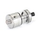 SXK NOLA Style RTA Rebuildable Atomizer - Silver, 3.2ml, Air Pin 0.8, 1.2, 1.5, 1.8, 2.0, 2.5, 3.0, 3.5mm, 22mm Diameter