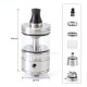 SXK NOLA Style RTA Rebuildable Atomizer - Silver, 3.2ml, Air Pin 0.8, 1.2, 1.5, 1.8, 2.0, 2.5, 3.0, 3.5mm, 22mm Diameter