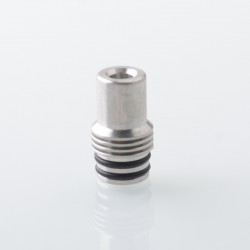 Rekavape Kuma Style 510 Drip Tip for RDA / RTA / RDTA Atomizer - Silver, Stainless Steel