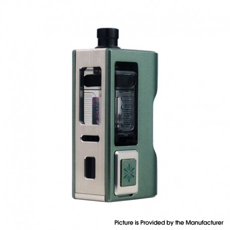 [Ships from Bonded Warehouse] Authentic Vandy Vape Nova 60W AIO VW Box Mod Kit - Little Green, 5~60W, 1 x 18650, 6ml