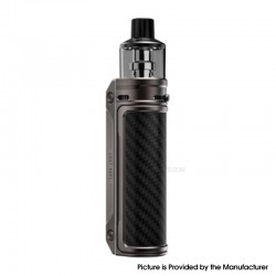 [Ships from Bonded Warehouse] Authentic Lost Vape Thelema Urban 80W Box Mod Kit with UB Ultra Pod - Gunmetal Carbon Fiber, 5~80W