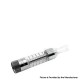 [Ships from Bonded Warehouse] Authentic Kangertech T3S eGo Clearomizer Tank Atomizer - Black, 3.0ml, 1.8ohm, 14mm (5 PCS)