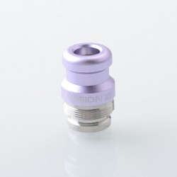Rekavape Mission XV KB2 Style Replacement Integrated Drip Tip + Button Set for dotMod dotAIO V2 Pod - Purple, Glow-in-the-Dark