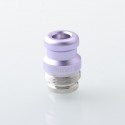 Rekavape Mission XV KB2 Style Replacement Integrated Drip Tip + Button Set for dotMod dotAIO V2 Pod - Purple, Glow-in-the-Dark