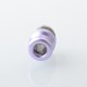 Rekavape Mission XV KB2 Style Replacement Integrated Drip Tip + Button Set for dotMod dotAIO V2 Pod - Purple, Glow-in-the-Dark
