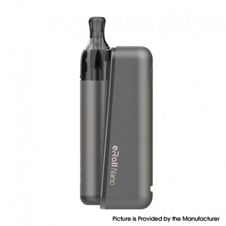 [Ships from Bonded Warehouse] Authentic Joyetech eRoll Nano Pod System Kit with PCC Box - GunMetal, 800mAh + 310mAh, 2ml, 0.8ohm