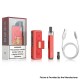 [Ships from Bonded Warehouse] Authentic Joyetech Exceed PCC Full Kit - Red, 2000mAh + 600mAh, 2ml, 0.8ohm