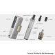 [Ships from Bonded Warehouse] Authentic Joyetech Exceed PCC Full Kit - Red, 2000mAh + 600mAh, 2ml, 0.8ohm