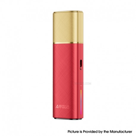[Ships from Bonded Warehouse] Authentic VOOPOO ARGUS Klyc 30W Pod System Kit - Red & Gold, 1350mAh, 3ml, 0.7ohm