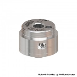 SXK Replacement Build Deck for SXK Empire V Style RTA Atomizer - Silver, Air Pin 0.8 / 1 / 1.2 / 1.4 / 1.6 / 1.8 / 2.0mm