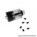 SXK Empire V Style RTA Rebuildable Tank Atomizer - Black, 3.5ml, Air Pin 0.8 / 1 / 1.2 / 1.4 / 1.6 / 1.8 / 2.0mm, 23mm Diameter