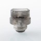 Protocol MVP Style Drip Tip for BB / Billet / Boro AIO Box Mod - Translucent Black, Sainless Steel + PC