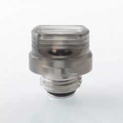 Protocol MVP Style Drip Tip for BB / Billet / Boro AIO Box Mod - Translucent Black, Sainless Steel + PC
