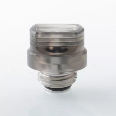 Protocol MVP Style Drip Tip for BB / Billet / Boro AIO Box Mod - Translucent Black, Sainless Steel + PC