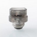 Protocol MVP Style Drip Tip for BB / Billet / Boro AIO Box Mod - Translucent Black, Sainless Steel + PC