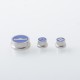 Rekavape Replacement Button Set for BMM.38 Aio Style Mod - Blue, Monarchy Pattern (3 PCS)