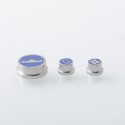 Rekavape Replacement Button Set for BMM.38 Aio Style Mod - Blue, Monarchy Pattern (3 PCS)