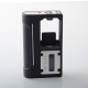 Astro Style DNA 60W Boro Mod - Silver + Black, 3D Print, VW 1~60W, 1 x 18650, Evolv DNA60 Chipset