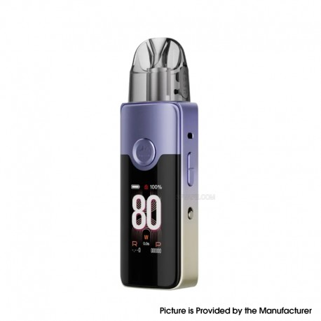 [Ships from Bonded Warehouse] Authentic VOOPOO VINCI E80 Pod System Kit - Purple-Gold Gradient, 3000mAh, 5~80W, 5ml, 0.3 /0.6ohm