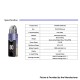 [Ships from Bonded Warehouse] Authentic VOOPOO VINCI E80 Pod System Kit - Purple-Gold Gradient, 3000mAh, 5~80W, 5ml, 0.3 /0.6ohm
