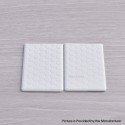 Authentic MK MODS Cover Panel Plate for LVE Orion 2 II Pod System - White B, Acrylic
