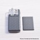 Authentic MK MODS Cover Panel Plate for LVE Orion 2 II Pod System - Black B, Acrylic