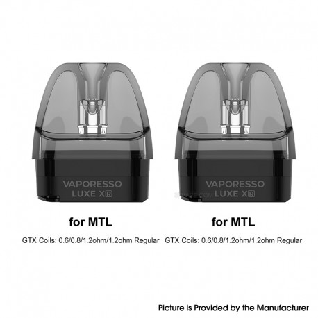 [Ships from Bonded Warehouse] Authentic Vaporesso LUXE XR Max 2 Empty MTL Pod Cartridge for LUXE XR Max 2 Kit - 5ml (2 PCS)