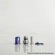 Rekavape Mission XV ARC Style Boro BB Drip Tip Set for BB / Billet Boro Mod - Digigrid, Titanium + Stainless Steel