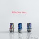 Rekavape Mission XV ARC Style Boro BB Drip Tip Set for BB / Billet Boro Mod - Rainbow Splatter, Titanium + Stainless Steel