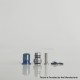 Rekavape Mission XV ARC Style Boro BB Drip Tip Set for BB / Billet Boro Mod - Ebtropic, Titanium + Stainless Steel