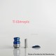 Rekavape Mission XV KB2 Style Boro BB Drip Tip Set for BB / Billet Boro Mod - Ebtropic, Titanium + Stainless Steel