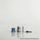 Rekavape Mission XV KB2 Style Boro BB Drip Tip Set for BB / Billet Boro Mod - Ebtropic, Titanium + Stainless Steel