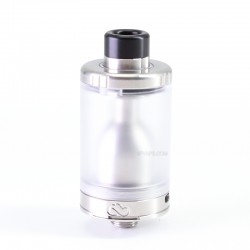 SXK CloudOneX Cloud One X Style RTA Rebuildable Tank Atomizer - Silver, 3.3ml, Air Pin 0.8, 1.2, 1.5, 2.0, 2.5, 2.8mm, 22mm Dia