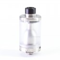SXK CloudOneX Cloud One X Style RTA Rebuildable Tank Atomizer - Silver, 3.3ml, Air Pin 0.8, 1.2, 1.5, 2.0, 2.5, 2.8mm, 22mm Dia