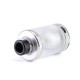 SXK CloudOneX Cloud One X Style RTA Rebuildable Tank Atomizer - Silver, 3.3ml, Air Pin 0.8, 1.2, 1.5, 2.0, 2.5, 2.8mm, 22mm Dia