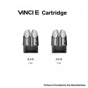 [Ships from Bonded Warehouse] Authentic VOOPOO VINCI E Pod Cartridge for the Argus E40, VINCI E80 & E120 Kit - 0.3ohm (2 PCS)