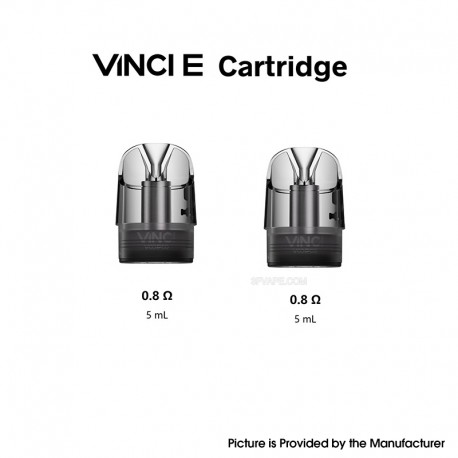 [Ships from Bonded Warehouse] Authentic VOOPOO VINCI E Pod Cartridge for the Argus E40, VINCI E80 & E120 Kit - 0.8ohm (2 PCS)