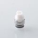 Monarchy Itip Style 510 Drip Tip RDA / RTA / RDTA Atomizer - Silver + White, Stainless Steel + POM