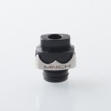 Monarchy Itip Style 510 Drip Tip RDA / RTA / RDTA Atomizer - Silver + Black, Stainless Steel + POM