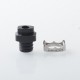 Monarchy Itip Style 510 Drip Tip RDA / RTA / RDTA Atomizer - Silver + Black, Stainless Steel + POM