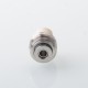 Mission TIPS V2 Style Boro BB Drip Tip Set for BB / Billet Boro Mod - Silver + Beige, Stainless Steel + PEEK