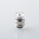 Mission TIPS V2 Style Boro BB Drip Tip Set for BB / Billet Boro Mod - Silver + Translucent, Stainless Steel + PC