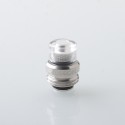 Mission TIPS V2 Style Boro BB Drip Tip Set for BB / Billet Boro Mod - Silver + Translucent, Stainless Steel + PC